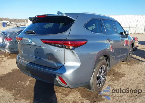 2022 Toyota Highlander Hybrid Xle из США, поврежденный, VIN 5TDGBRCH3NS078663